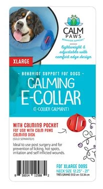 Calm Paws E-Collar Blue XLarge 12.25-21in.