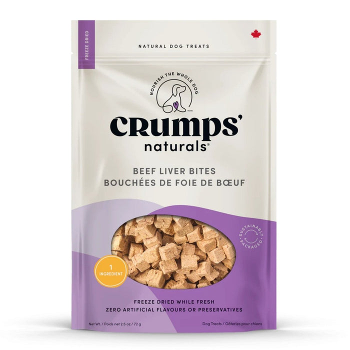 Crumps 2.5Oz Beef Liver Bites - Petsplace.store