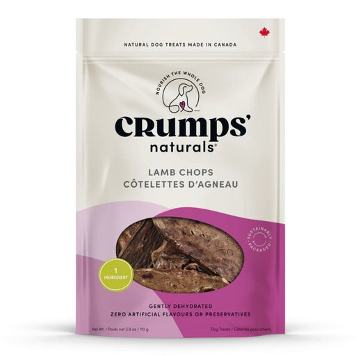 Crumps 3.9Oz Lamb Chops (100% Lamb Lung) - Petsplace.store