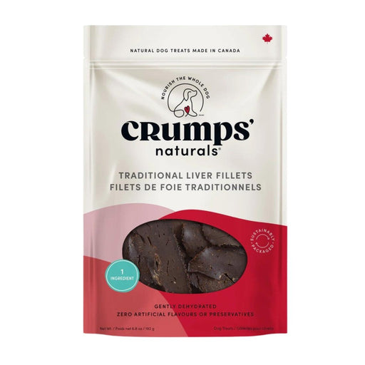 Crumps 6.8Oz Traditional Liver Fillets (100% Beef Liver) - Petsplace.store