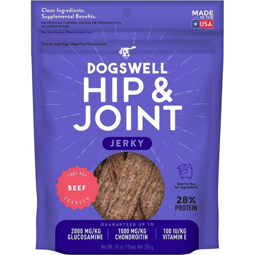 Dogswell Hip & Joint Grain - Free Jerky Dog Treat Regular Beef 1ea/10 oz - Petsplace.store