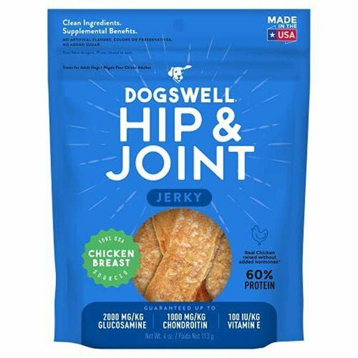 Dogswell Hip & Joint Grain - Free Jerky Dog Treat Regular Chicken 1ea/4 oz - Petsplace.store