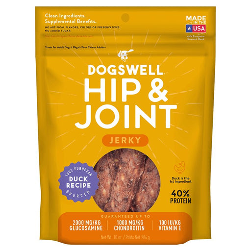 Dogswell Hip & Joint Grain - Free Jerky Dog Treat Regular Duck 1ea/10 oz - Petsplace.store