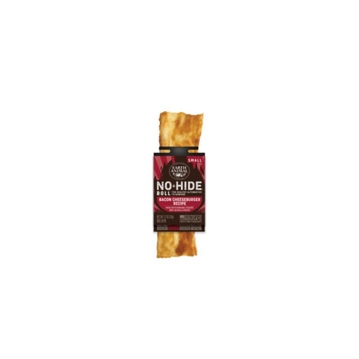 Earth Animal Dog No - Hide Bbq Roll Bacon Cheeseburger Small 24 Count - Petsplace.store