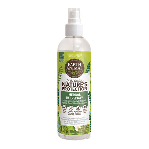 Earth Animal Dog Nupro Bug Spray Herbal 8oz. - Petsplace.store