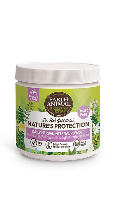 Earth Animal Flea And Tick Program Daily Internal Powder For Dogs 8oz. Yeast Free - Petsplace.store