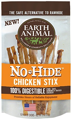 Earth Animal No Hide Chicken Stix Dog Treats; 10 Pack - Petsplace.store