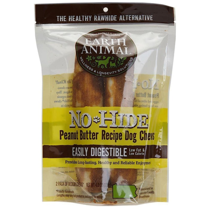 Earth Animal No - Hide Peanut Butter 11" 2Pack - Petsplace.store