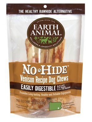 Earth Animal Nohide Venison Medium 2 Pk - Petsplace.store