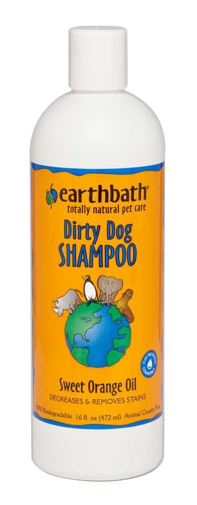 Earthbath Dirty Dog Shampoo, Sweet Orange Oil 1ea/16 oz - Petsplace.store