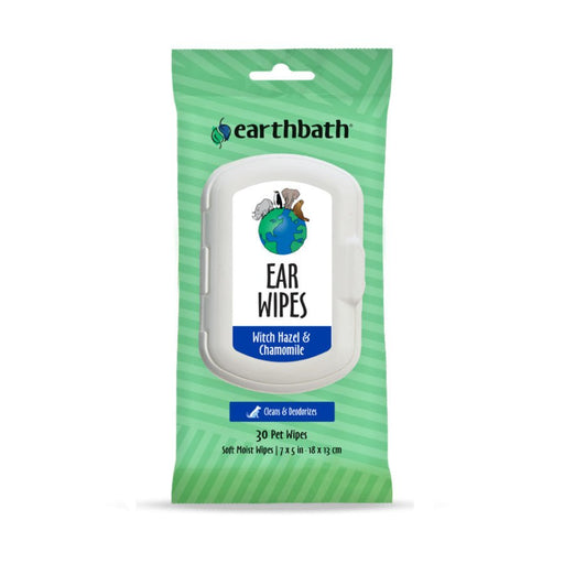 Earthbath Ear Wipes Counter Display 6ea/30 ct - Petsplace.store