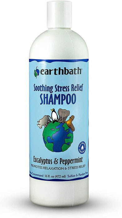 Earthbath Soothing Stress Relief Shampoo, Eucalyptus & Peppermint 1ea/16 oz - Petsplace.store