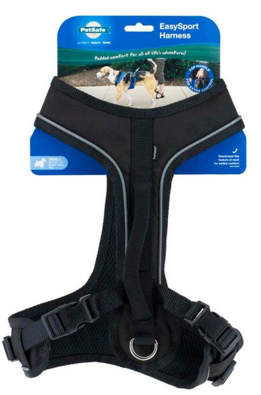 EasySport Comfortable Dog Harness Black 1ea/SM - Petsplace.store