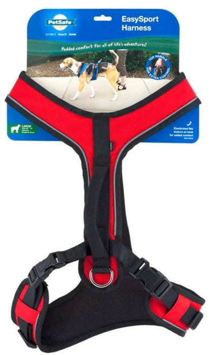 EasySport Comfortable Dog Harness Red 1ea/LG - Petsplace.store