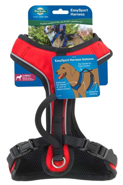 EasySport Comfortable Dog Harness Red 1ea/XS - Petsplace.store