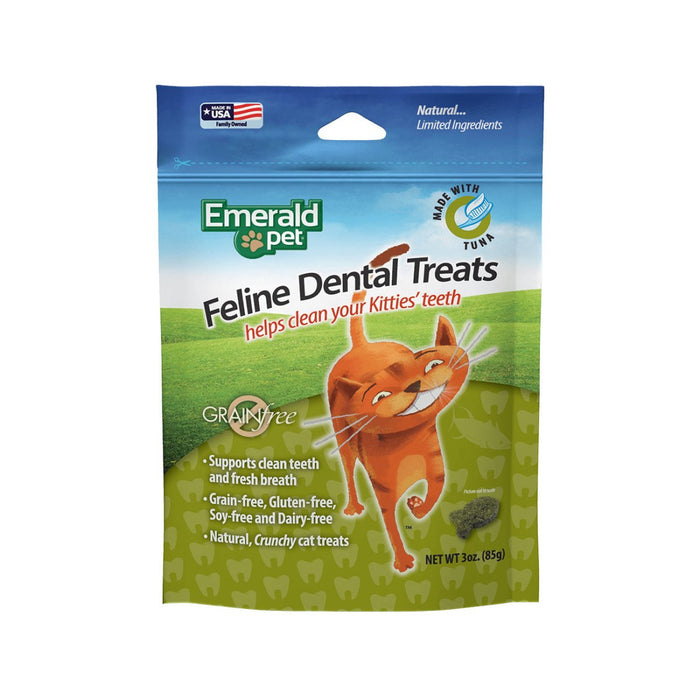 Emerald Pet Feline Dental Cat Treats Tuna 1ea/3 oz - Petsplace.store