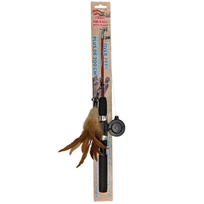 Ethical Pet Fishing Rod & Reel Kitty Teaser - Petsplace.store