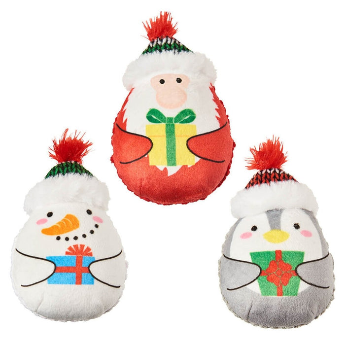 Ethical Pet Holiday Trio Catnip Toys Asst 4in. - Petsplace.store