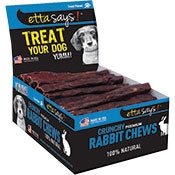 Etta Says! Premium Crunchy Rabbit Dog Treat Rabbit 20ea/7 in, 20 ct - Petsplace.store