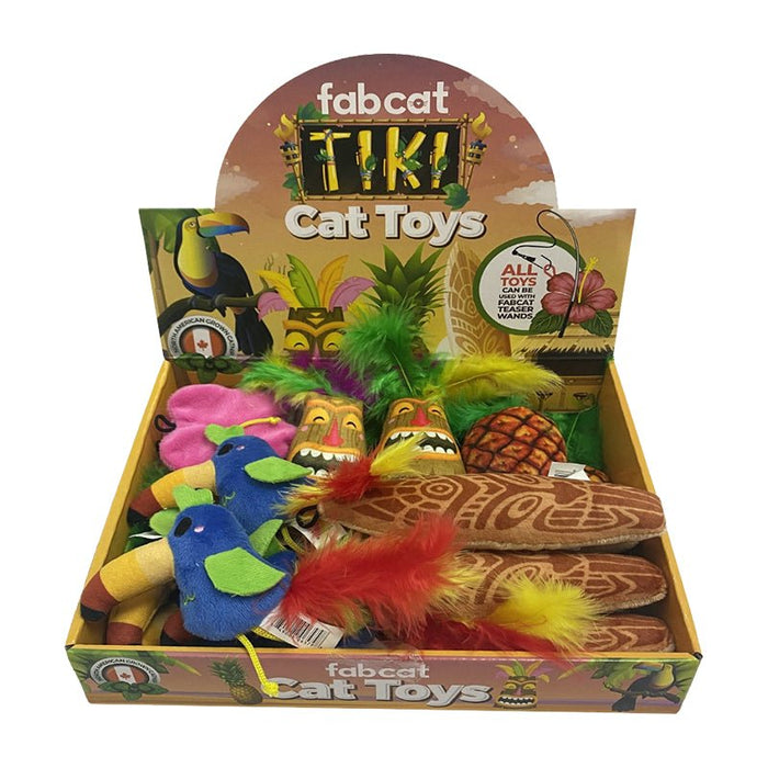 Fabcat Tiki 25Pc Display - Petsplace.store