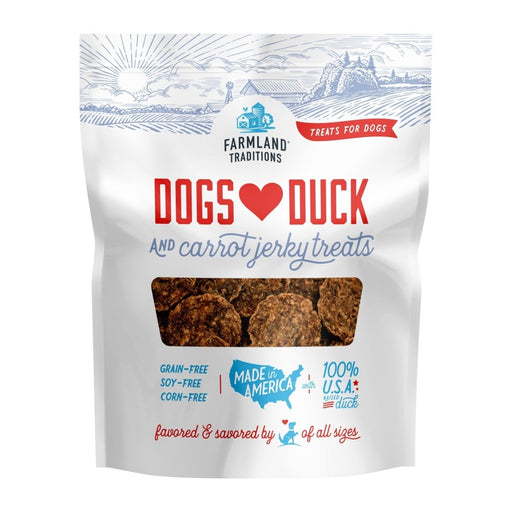 Farmland Traditions Dogs Love Duck and Carrot Dog Treats 1ea/40oz. - Petsplace.store