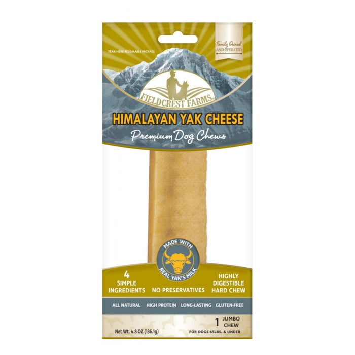 Fieldcrest Farms Himalayan Yak Cheese Dog Chew 1ea/Jumbo - Petsplace.store