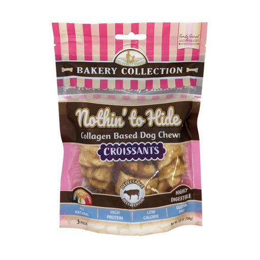 Fieldcrest Farms Nothin' To Hide Bakery Collection Dog Treat Croissant, Beef, 1ea/3 in, 3 pk - Petsplace.store