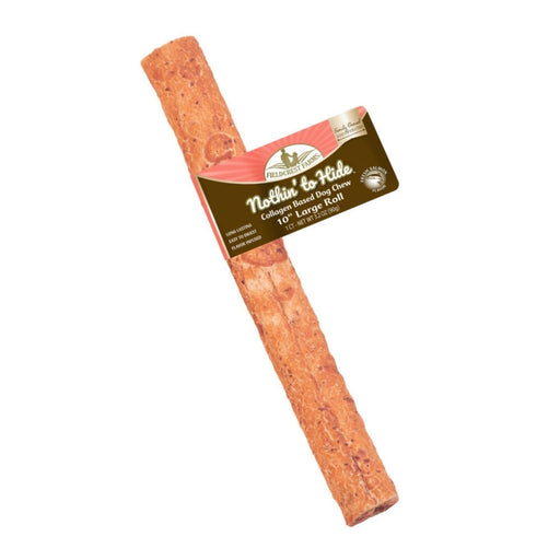 Fieldcrest Farms Nothin' to Hide Collagen Roll Dog Chew Display Salmon, 10 in. (Case of 24) - Petsplace.store