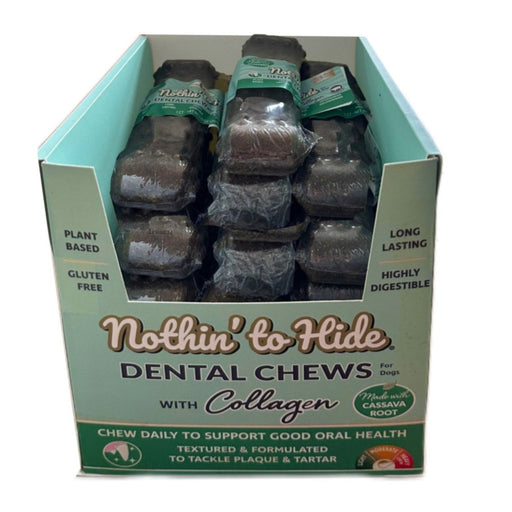 Fieldcrest Farms Nothin' to Hide Dental Wave Collagen Dog Chew Display Beef 5 in (Case of 24) - Petsplace.store