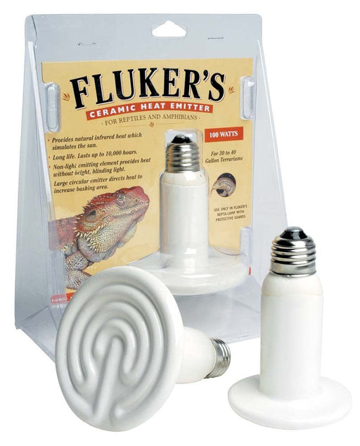 Fluker's Ceramic Heat Emitter for Reptiles 1ea/100 W - Petsplace.store