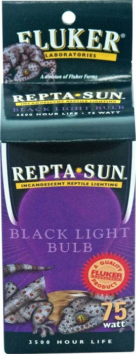 Fluker's Repta - Sun Incandescent Reptile Black Nightlight Bulb 1ea/60 W - Petsplace.store