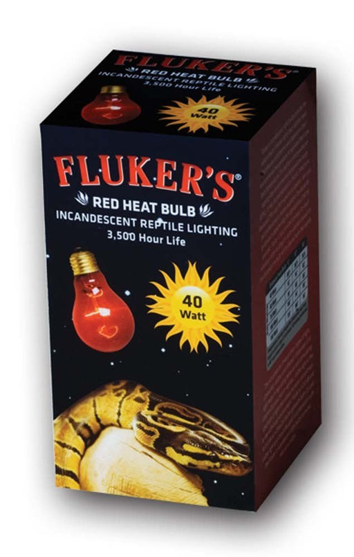 Fluker's Repta - Sun Incandescent Reptile Red Heat Bulb 1ea/100 W - Petsplace.store