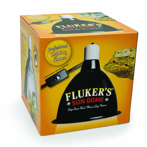 Fluker's Sun Dome Reptile Lamp Black 1ea/8.5 in - Petsplace.store