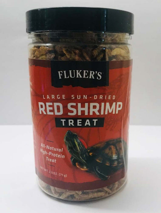 Fluker's Sun - Dried Red Shrimp Reptile Treat 1ea/2.5 oz - Petsplace.store