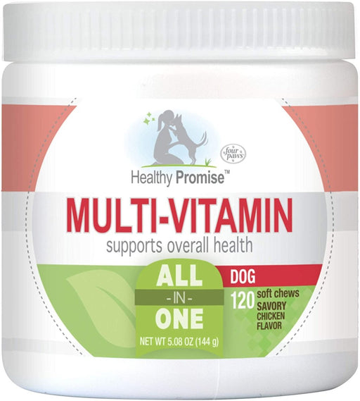 Four Paws Healthy Promise Dog Multivitamin Soft Chews Multivitamin 1ea/120 ct - Petsplace.store