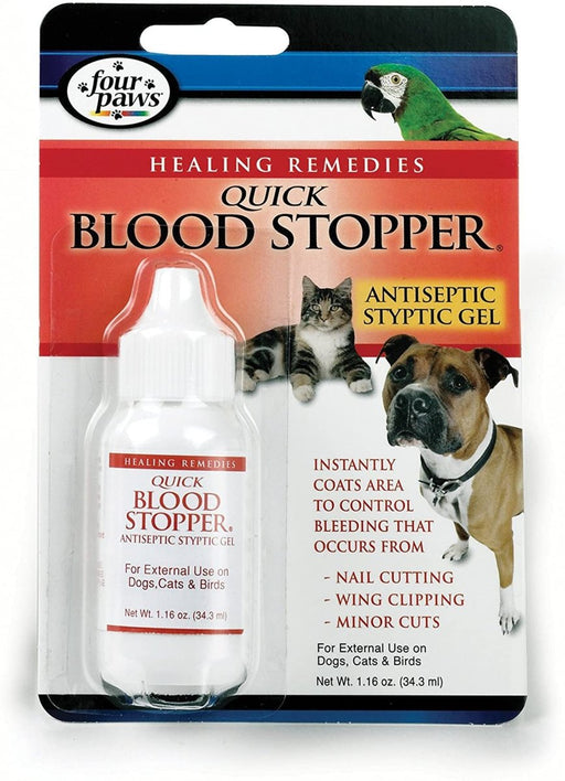 Four Paws Quick Blood Stopper Gel 1ea/1.16 oz - Petsplace.store