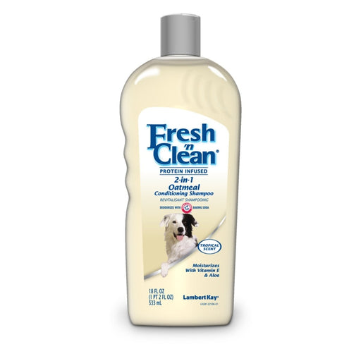 Fresh N Clean 2in1 Conditioning Shampoo Oatmeal W/Baking Soda Tropical 1ea/18 fl oz - Petsplace.store