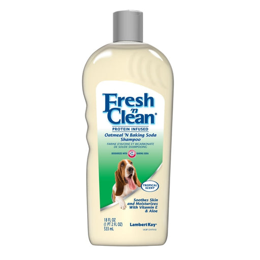 Fresh N Clean Protein Infused Oatmeal N Baking Soda Shampoo 1ea/18 fl oz - Petsplace.store