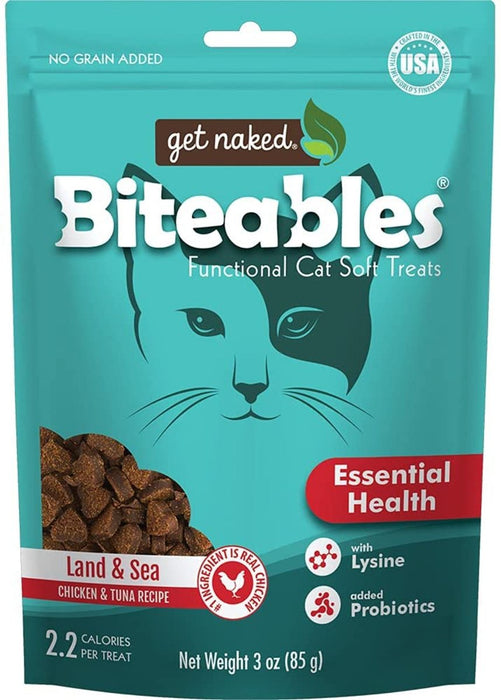 Get Naked Biteables Essential Health Functional Cat Soft Treats 3oz. - Petsplace.store