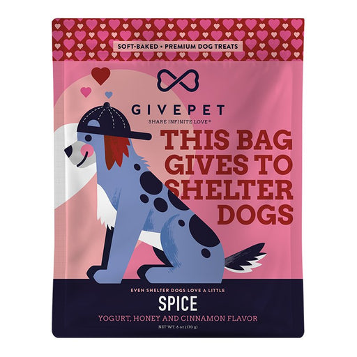 GivePet Holiday Dog Treat Soft Chew Spice 6oz - Petsplace.store