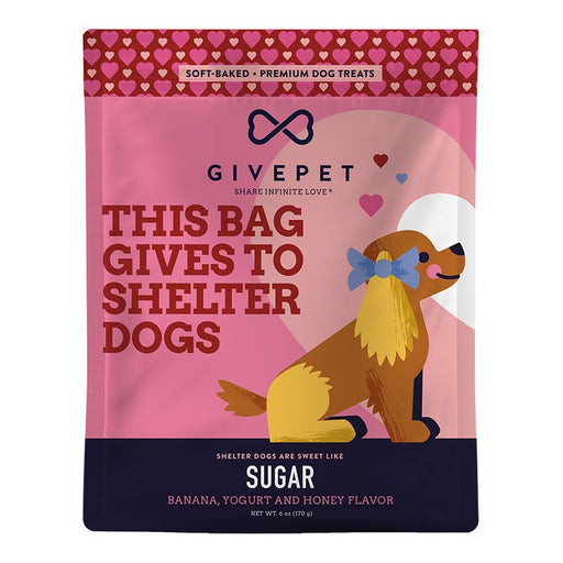 GivePet Holiday Dog Treat Soft Chew Sugar 6oz - Petsplace.store