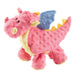 Godog Dragons Dog Toy Coral Large - Petsplace.store