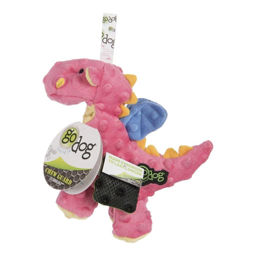 Godog Dragons Dog Toy Coral Small - Petsplace.store