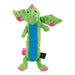 Godog Dragons Skinny Dog Toy Green Large - Petsplace.store