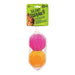 Godog Silent Squeak Ball Dog Toys Assorted 2 Count - Petsplace.store