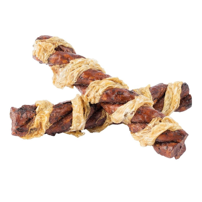 Good 'N' Fun Triple Flavor Crunchy Spirals Pork/Beef/Chicken 3Pack - Petsplace.store