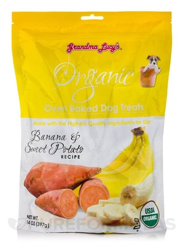 Grandma Lucys Dog Organic Baked Banana Treat 14 oz. - Petsplace.store