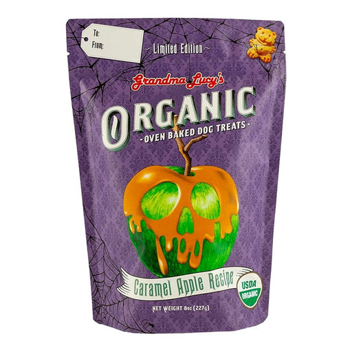 Grandma Lucy's Dog Organic Treat Caramel Apple 8oz. - Petsplace.store