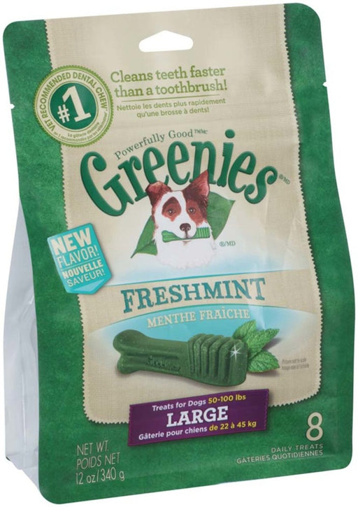 Greenies Dog Dental Treats Large Fresh 1ea/12 oz, 8 ct - Petsplace.store