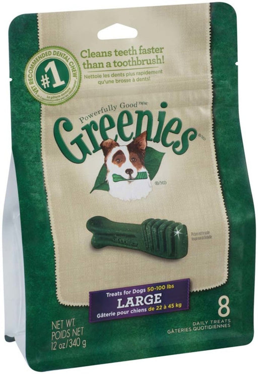 Greenies Dog Dental Treats Large Original 1ea/12 oz, 8 ct - Petsplace.store